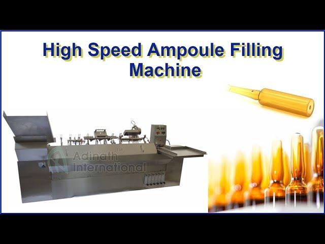 High Speed Ampoule Filling Machine, Eight Head Ampoule Filling Machine