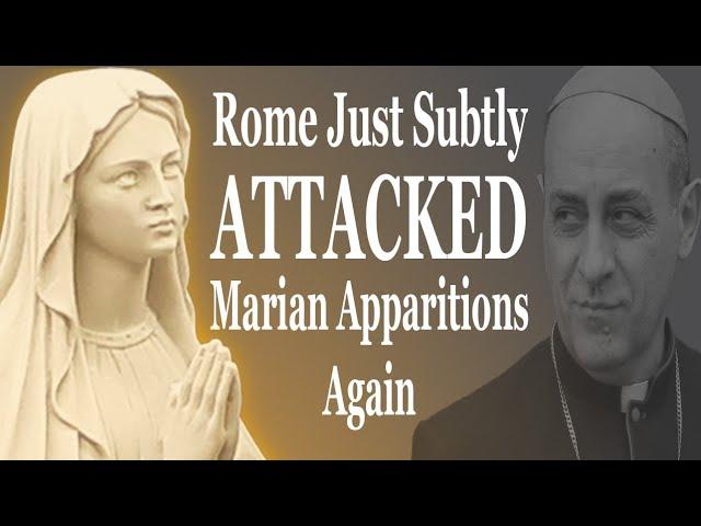 Rome Just Subtly Attacked Marian Apparitions Again