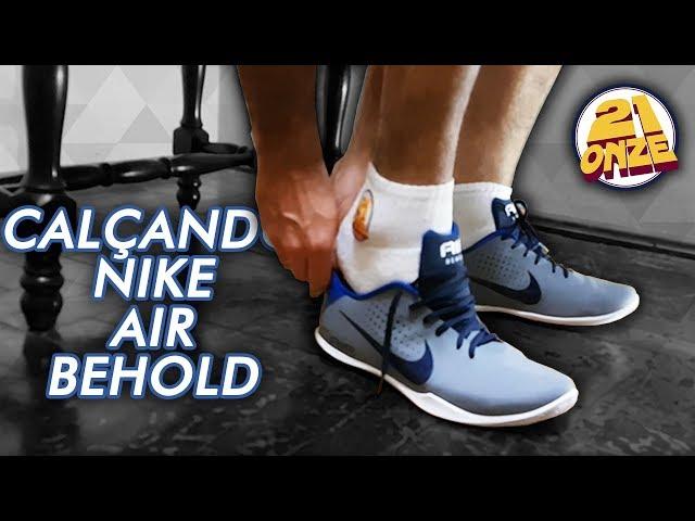 Calçando tênis NIKE AIR BEHOLD ( NIKE AIR BEHOLD on feet) | Canal 21onze