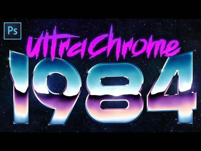 How to Create Super Rad 80's Chrome in Photoshop!