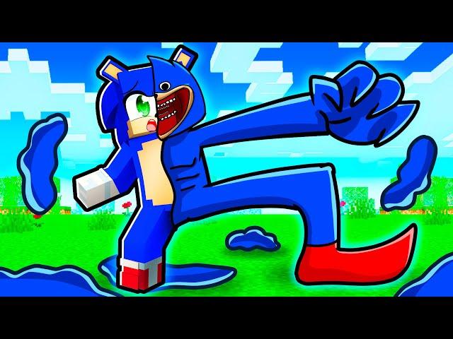 Surviving SHIN SONIC INFECTION in Minecraft!