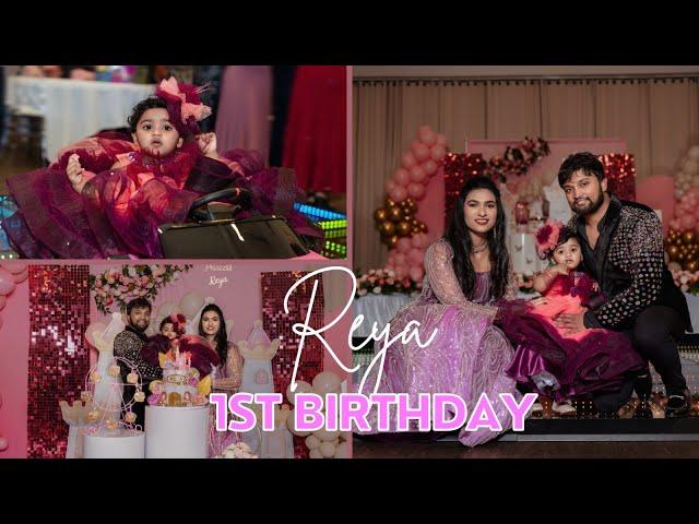 Reya 1st Bday Highlights 4K | Dallas, TX, USA | Lenscape Studios By VK