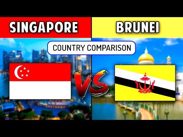 Singapore VS Brunei Country Comparison 2021