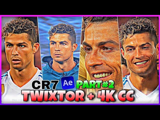 Cristiano Ronaldo Twixtor - 4k Clips + CC High Quality For Editing  #part2