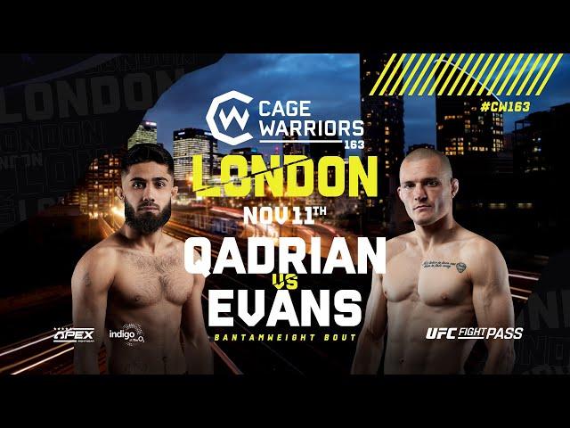 Shirzad Qadrian vs. Rory Evans | FULL FIGHT | CW 163 London