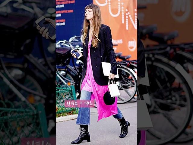 옷 잘입는 중년 봄 필수 기본템 코디 원피스와 바지 #dress over #pant #중년패션코디 #룩북 #shorts #봄코디 #lookbook #outfits #패션 #원피스