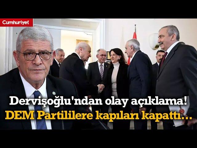 #SONDAKİKA Müsavat Dervişoğlu'ndan olay açıklama! DEM Parti'nin İmralı heyetine kapıları kapattı...