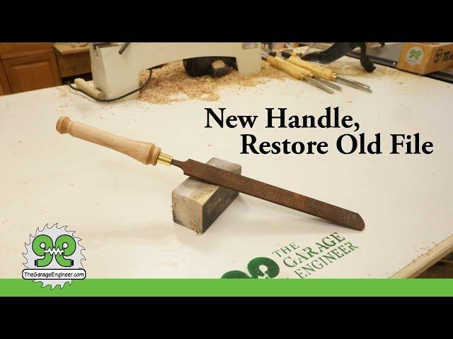 Reviving a Rusty File and Making a  New Handle - The Garage Engineer