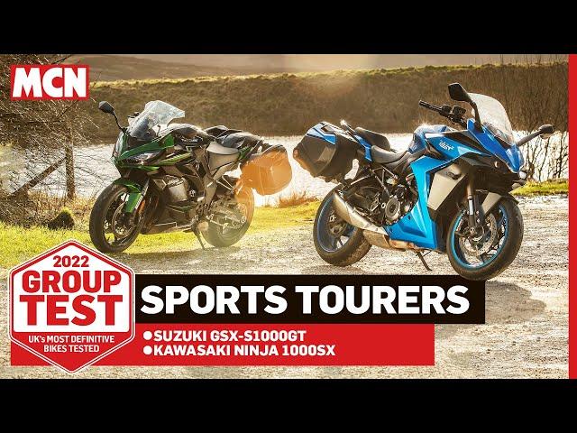 Which is the best sports tourer? 2022 Suzuki GSX-S1000GT vs Kawasaki Ninja 1000SX | MCN