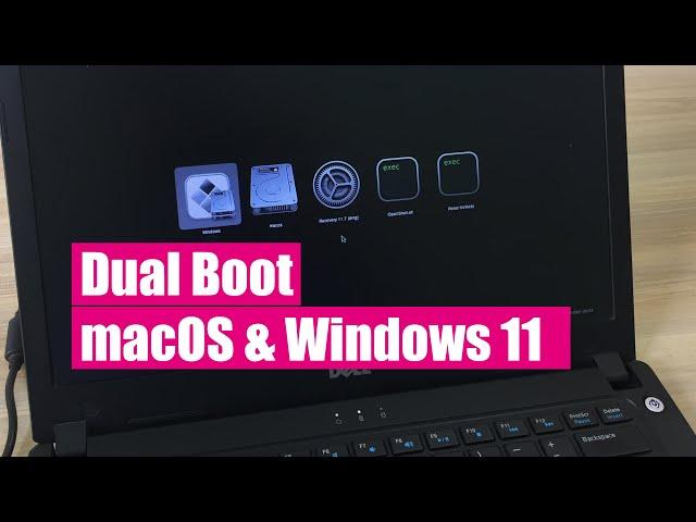 How to install macOS and Windows 11 on Dell laptop