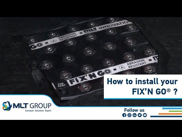 [TUTO]Repair your conveyor belts with FIX'N GO®