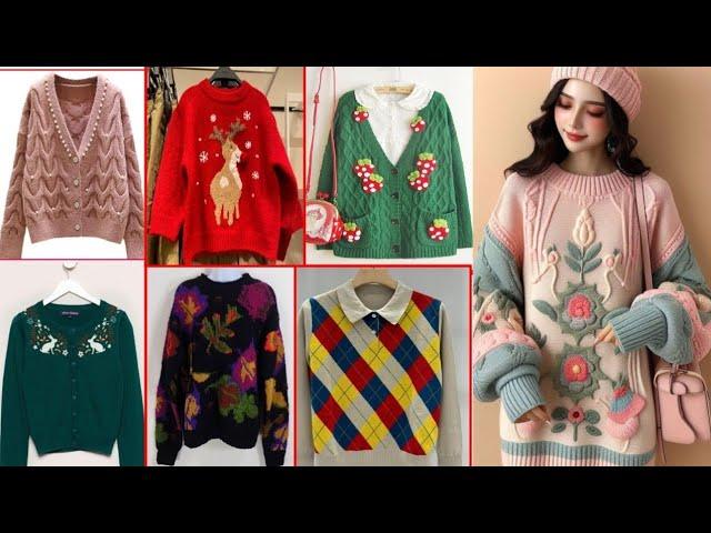 Women //Girls New design Sweaters in  2024-2025 Collection Winter Special Ladies Woollen Jersey //