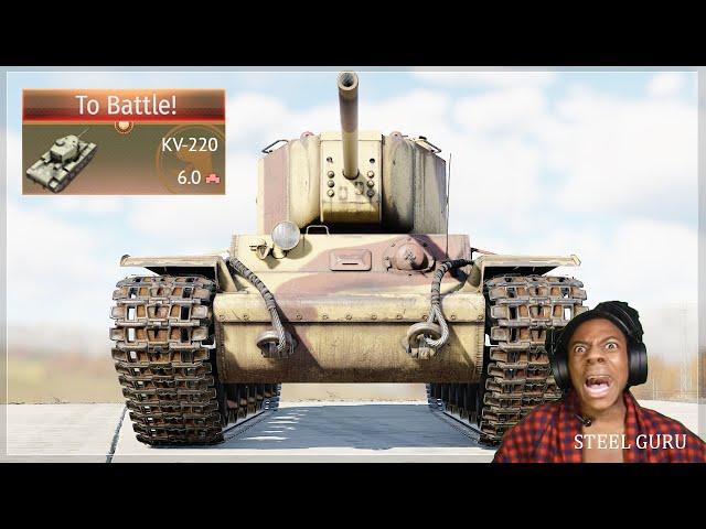 RAREST KV-220 GRIND Experience  Only 0.00001% players use THIS HEAVY TANK 