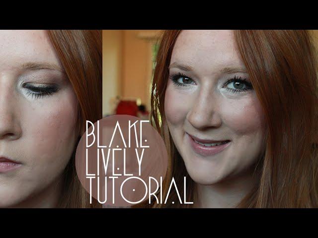 Blake Lively Gold Smokey Eye Tutorial | Cassie Dulworth