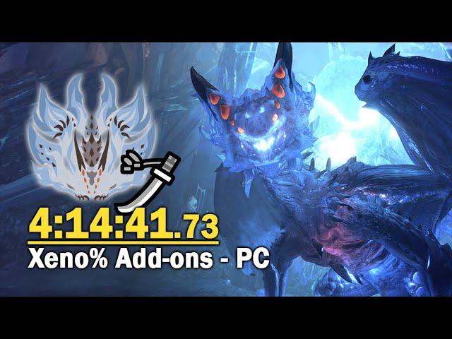 Longsword Speedrun - 4:14:41.73 MHW Xeno% with Add-ons