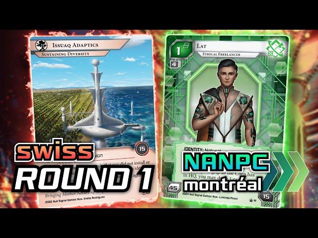 NANPC Montréal: Swiss Round 1 - Wenjong (Issuaq) vs. Paul (Lat) - Android: Netrunner