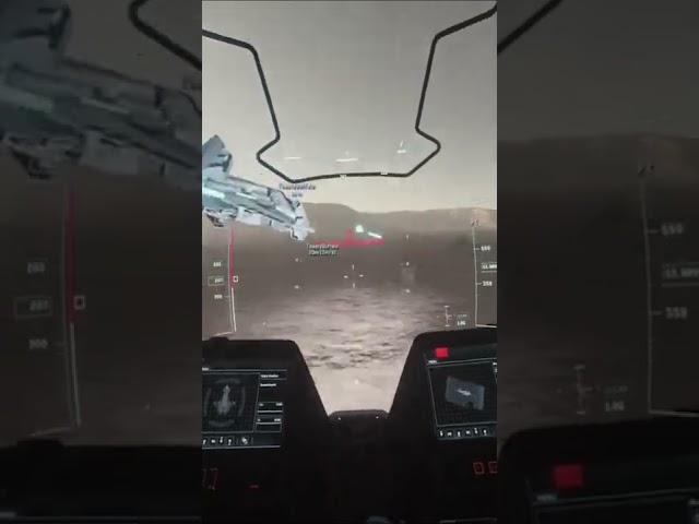 First flight back on #StarCitizen felt smooth as butter. #shorts