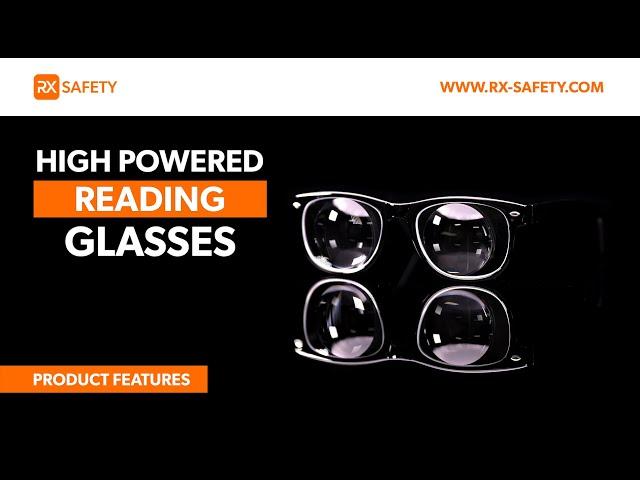 High Powered Reading Glasses from RX Safety