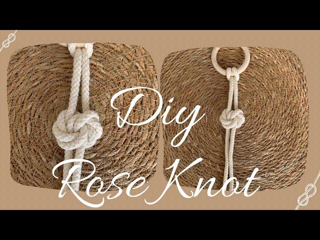 Como Fazer o Nó Rosa (Rose Knot) em Macramê: Um Detalhe Charmoso! 