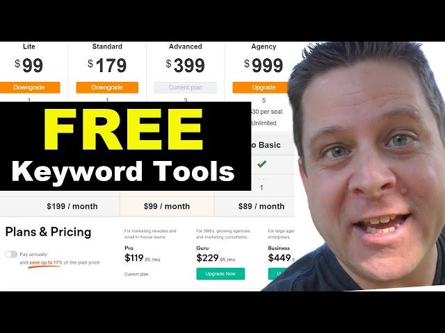 Free Keyword Research Tools - Save $573 A Month :-)