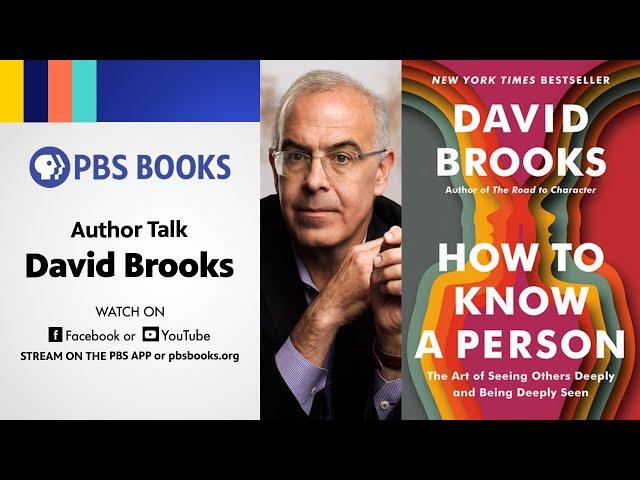 Author Talk | David Brooks