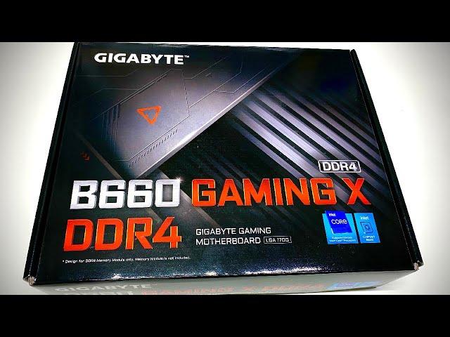 Gigabyte B660 GAMING X Unboxing