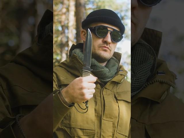 Survival skills: Great Knife Lifehack with paracord #survival #outdoors #lifehacks