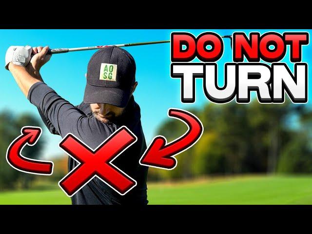 Don't Turn Your Shoulders for a Driver Golf Swing