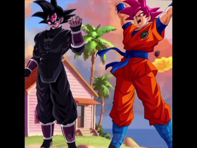Who is Stronger | Cc Goku Vs Xeno Goku black | 1st time in this edit | 470 subs special