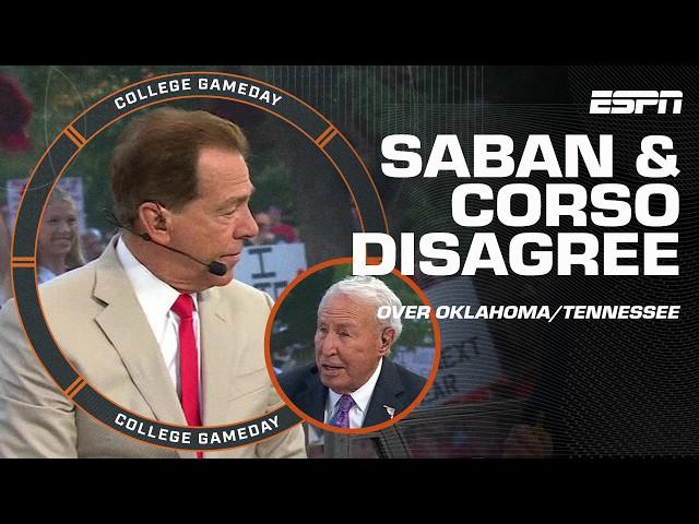 Lee Corso CHALLENGES Nick Saban  'Oklahoma doesn't have a chance vs. Tennessee!' | College GameDay