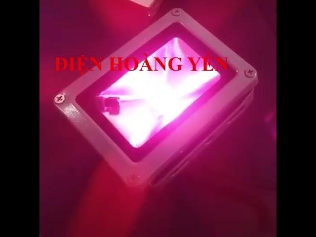 đèn pha led 10w đổi màu #denphaled #denledpha #phaled #10w