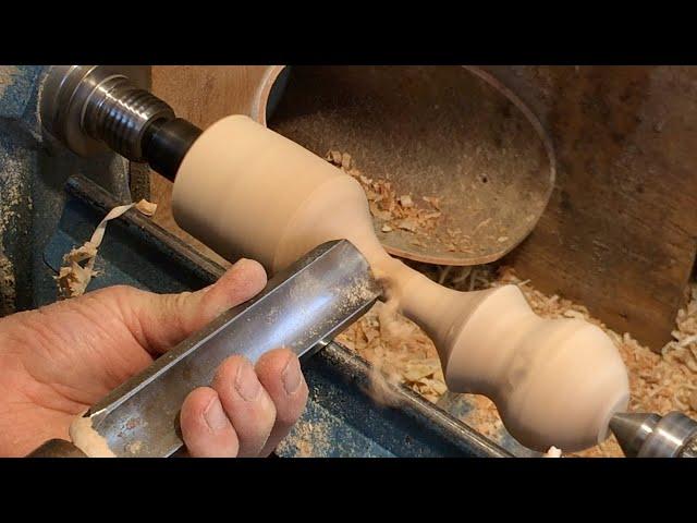 Richard Raffan — your first go on a wood lathe.