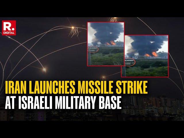 Breaking News: Iran Launches Missiles At Israeli Military Hub | Iran- Israel Conflict
