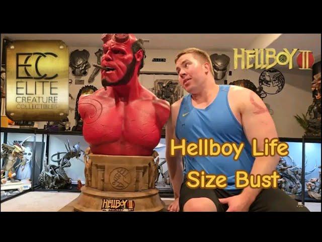 ECC Hellboy 2 Hellboy Life Size Bust Unboxing/Review