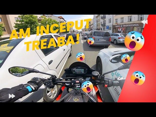 Prin oras cu treaba. Cat e de aglomerat prin Cluj Napoca?!#aprilia #tuono660 #cluj #trafic #motovlog