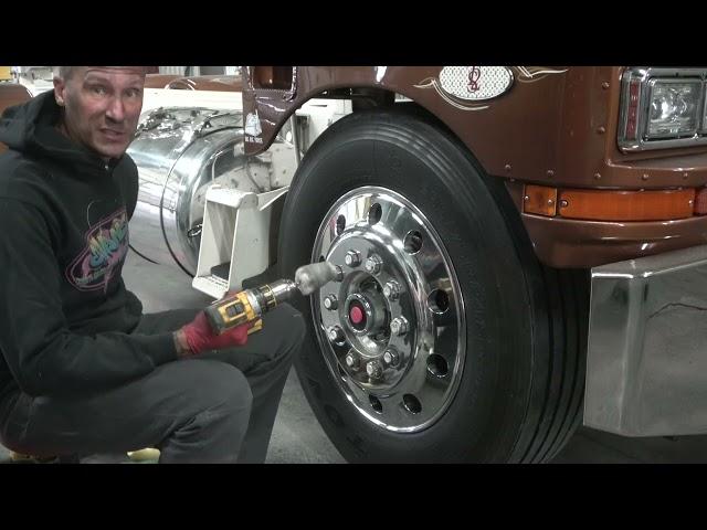 How to polish holes on semi wheels or lifted truck wheels.