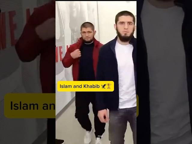 Khabib and Islam arrived in the arena️ #ufc #mma