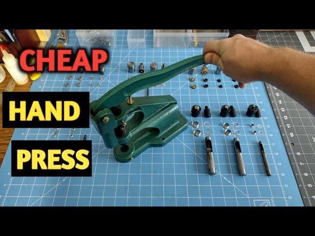 hand press for rivets and snaps