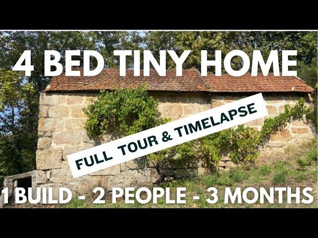 FULL BUILD in 30 Minutes | THEN & NOW 20 MIN TIMELAPSE  | ABANDONED FARM IN PORTUGAL