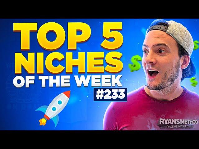 TOP 5 NICHES  Print on Demand Niche Research # 233 — (11/10/2024)