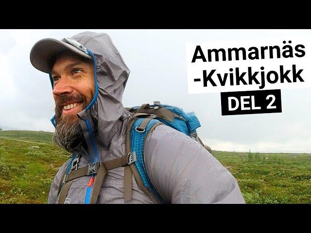 KUNGSLEDEN - Fjällvandring från Ammarnäs till Kvikkjokk DEL 2/10 [DAG 2: Rävfallet - Sjnulttjie]