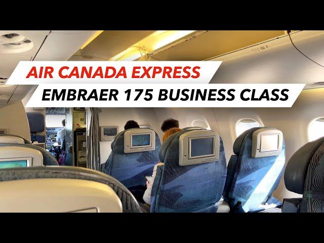 Air Canada Express | Embraer 175 Business Class | Montréal to Newark