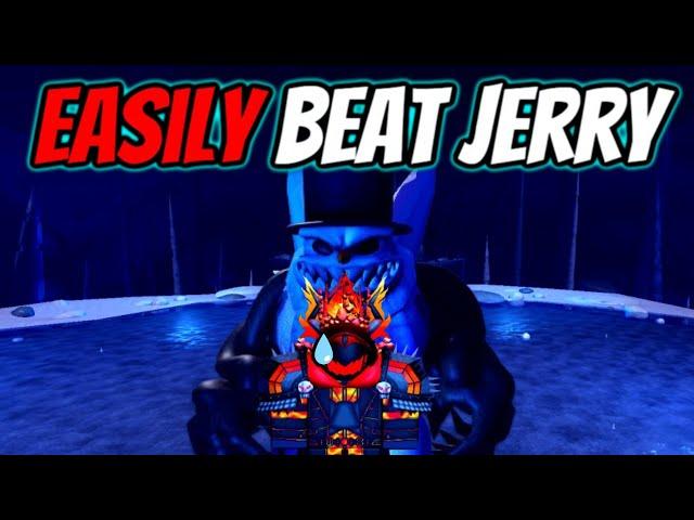 Tutorial on EASILY Beating Jerry Bossfight & Tips | Slap Battles