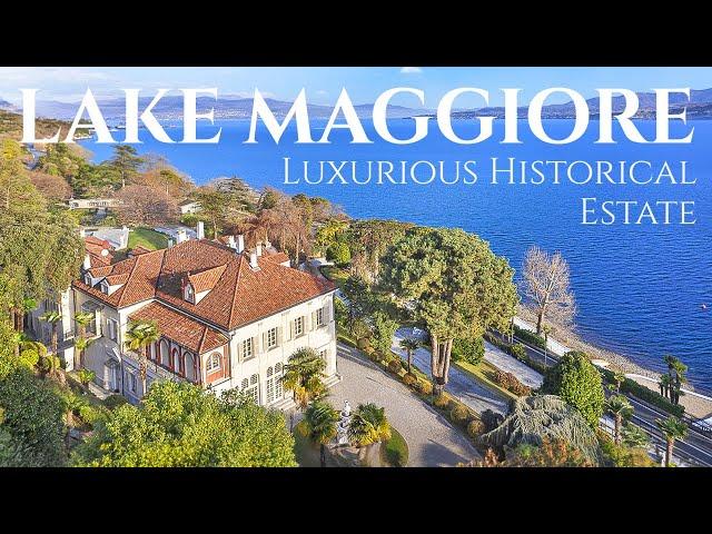 INSIDE Napoleon III's Former Lakefront Villa for Sale on Lake Maggiore | Lionard