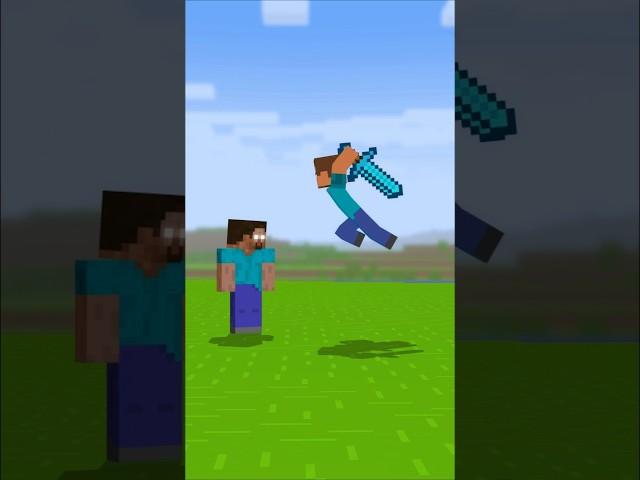 Steve Vs Herobrine #minecraft