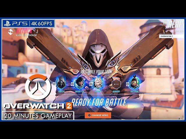 OVERWATCH 2 | 20 Minutes Gameplay on PS5 (4K 60FPS)