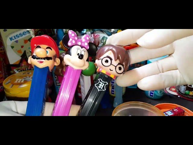 PEZ Candy Dispenser/America's Best Toy Candy machine/ASMR Satisfying how to use video