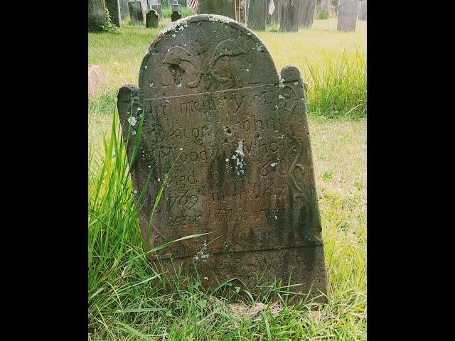 Moody Gravestones at the West Cemetery of Granby Massachusetts