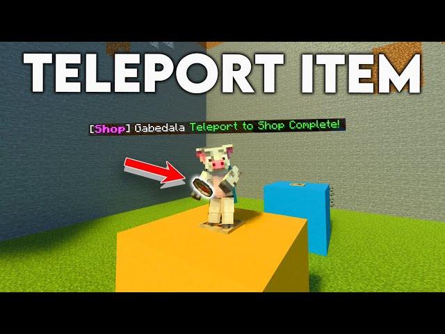 How to Make a Teleport Item in Minecraft Bedrock