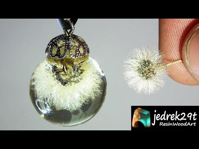 DIY. Pendant from Dandelion / ART RESIN